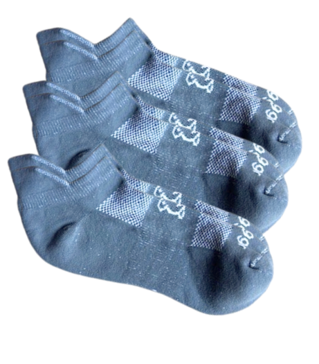 3-Pack Nylon Performance Cushion Ankle Socks