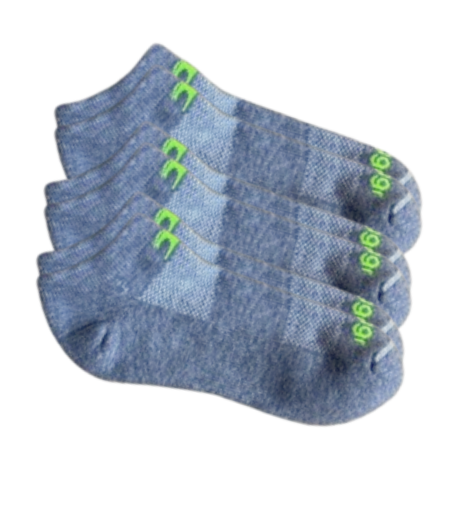 3-pack sustainable performance ankle socks