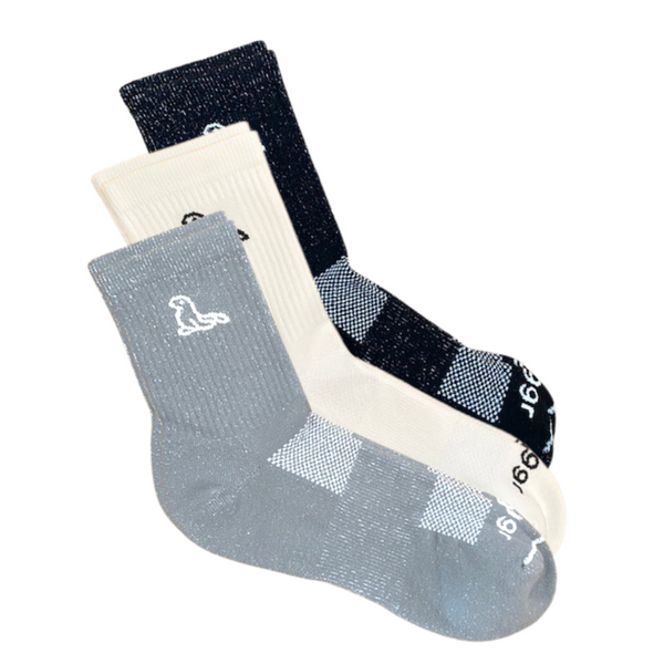 3-pack sustainable quarter socks